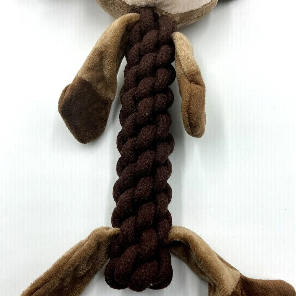 Paw Yeah Rudolph Rope Dog Toy 15 Inch Christmas Toy For Pups